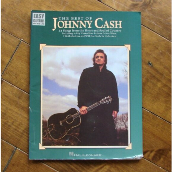 Hal Leonard Other - The Best of Johnny Cash Easy Guitar Notes Tab Sheet Music Vocals